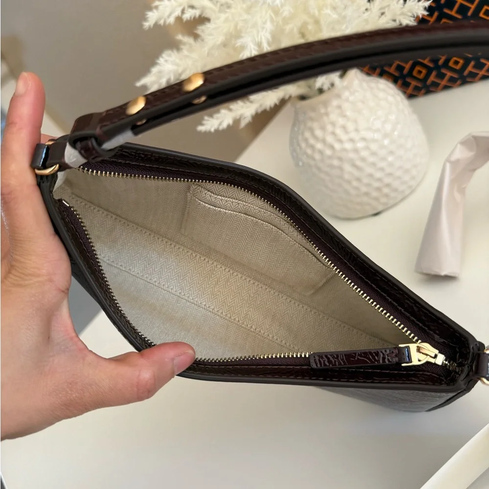 Tory Burch Emerson Crinkle Shoulder Bag 170230 In Agnello NWT leather